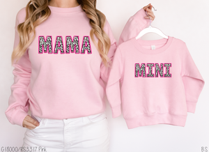 Mini Pink Faux Stitch Leopard #BS6533