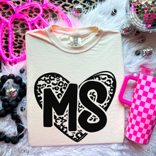 Load image into Gallery viewer, Mississippi Leopard Heart #BS1843
