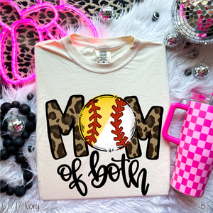 Mom Of Both Baseball/Softball #BS1449