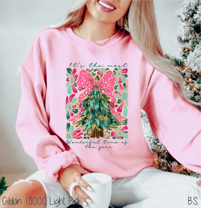 Most Wonderful Time Tree Bow #BS7507