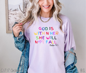 Multi Color God Is Within Her #BS6642