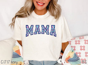 Navy Floral Summer Mama #BS6760
