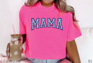 Navy Floral Summer Mama #BS6760