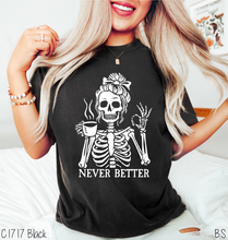 Load image into Gallery viewer, Never Better Female Skeleton #BS8613A *10/12 PRINTS ON ORDER AND EXTRAS POSTED FOR PURCHASE BEFORE ARRIVAL

