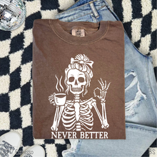 Load image into Gallery viewer, Never Better Female Skeleton #BS8613A *10/12 PRINTS ON ORDER AND EXTRAS POSTED FOR PURCHASE BEFORE ARRIVAL
