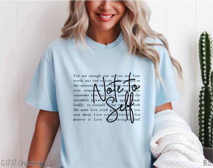 Note To Self #BS7852