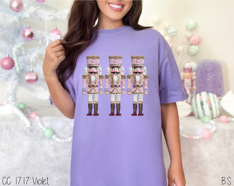 Nutcracker Trio Hand Painted Brushstroke #BS8558 *10/5 PRINTS ON ORDER AND EXTRAS POSTED FOR PURCHASE BEFORE ARRIVAL