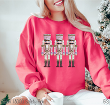 Load image into Gallery viewer, Nutcracker Trio Hand Painted Brushstroke #BS8558 *10/5 PRINTS ON ORDER AND EXTRAS POSTED FOR PURCHASE BEFORE ARRIVAL
