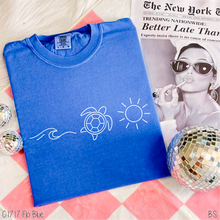 Load image into Gallery viewer, Ocean Turtle Sun Doodle #BS8280

