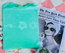 Load image into Gallery viewer, Ocean Turtle Sun Doodle #BS8280
