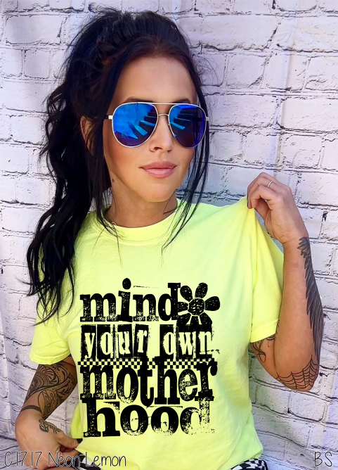 One Color Mind Your Own Motherhood #BS8011