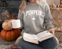 Load image into Gallery viewer, Arched Varsity One Color Pumpkin Season #BS7176
