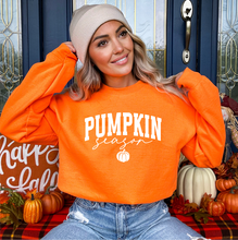 Load image into Gallery viewer, Arched Varsity One Color Pumpkin Season #BS7176
