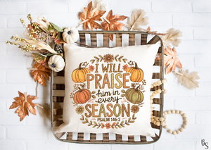 Oval Fall Praise Him Every Season #BS8503