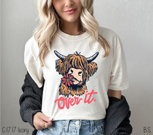 Load image into Gallery viewer, Over It Highland Cow #BS8224
