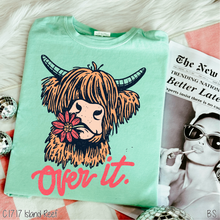 Load image into Gallery viewer, Over It Highland Cow #BS8224
