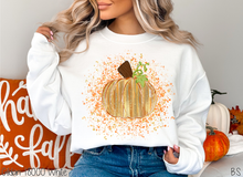 Load image into Gallery viewer, Fall Tone Paint Splatter Pumpkin #BS8413 *8/24 PRINTS ON ORDER AND EXTRAS POSTED FOR PURCHASE BEFORE ARRIVAL
