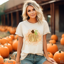 Load image into Gallery viewer, Fall Tone Paint Splatter Pumpkin #BS8413 *8/24 PRINTS ON ORDER AND EXTRAS POSTED FOR PURCHASE BEFORE ARRIVAL
