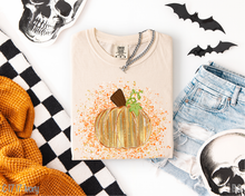 Load image into Gallery viewer, Fall Tone Paint Splatter Pumpkin #BS8413 *8/24 PRINTS ON ORDER AND EXTRAS POSTED FOR PURCHASE BEFORE ARRIVAL
