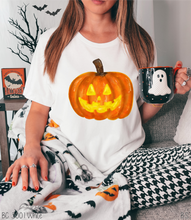 Load image into Gallery viewer, Painted Jack O Lantern Pumpkin #BS5829
