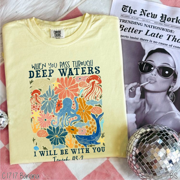 Pass Through Deep Waters Ocean #BS8197