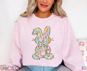 Pastel Brushstroke Bunny Coquette #BS7719