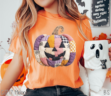 Load image into Gallery viewer, Patchwork Pumpkin #BS8409 *8/24 PRINTS ON ORDER AND EXTRAS POSTED FOR PURCHASE BEFORE ARRIVAL
