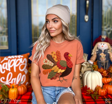Load image into Gallery viewer, Patchwork Turkey Quilt #BS8509
