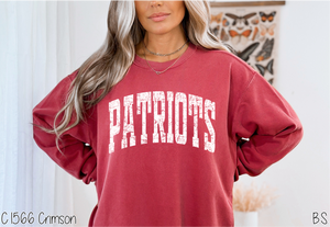 Patriots Distressed Arch #BS8555