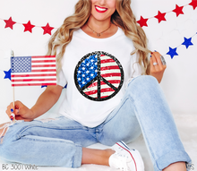 Load image into Gallery viewer, Peace Sign Faux Sparkly #BS6970
