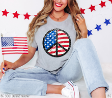 Load image into Gallery viewer, Peace Sign Faux Sparkly #BS6970
