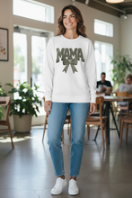 Load image into Gallery viewer, Grey Coquette Faux Yarn Mama #BS8753MISPRINT AI Generated Mockups Only
