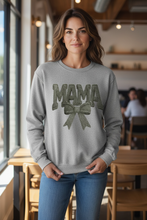 Load image into Gallery viewer, Grey Coquette Faux Yarn Mama #BS8753MISPRINT AI Generated Mockups Only
