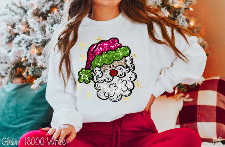 Pink Bling Santa #BS6052 – Bama Signs & Screens