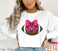 Load image into Gallery viewer, Pink Bow Coquette Football #BS7098
