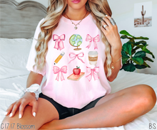 Load image into Gallery viewer, Pink Bows Teacher Coquette #BS7060
