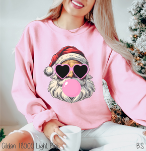 Pink Bubble Santa #BS7451
