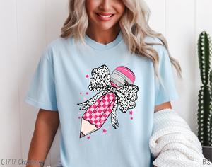 Pink Dalmatian Coquette Pencil #BS7123