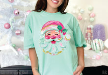 Load image into Gallery viewer, Pink Faux Paint Santa #BS8624
