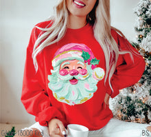 Load image into Gallery viewer, Pink Faux Paint Santa #BS8624
