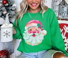 Load image into Gallery viewer, Pink Faux Paint Santa #BS8624
