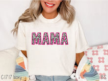 Load image into Gallery viewer, Pink Faux Stitch Leopard Mama #BS6532
