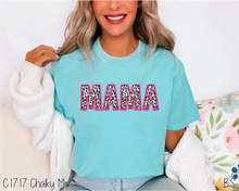 Load image into Gallery viewer, Pink Faux Stitch Leopard Mama #BS6532
