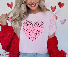 Load image into Gallery viewer, Pink Grunge Distressed Dalmatian Heart #BS6397
