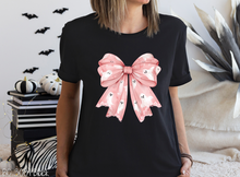 Load image into Gallery viewer, Pink Halloween Coquette Bow #BS7249
