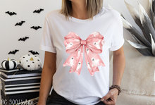 Load image into Gallery viewer, Pink Halloween Coquette Bow #BS7249
