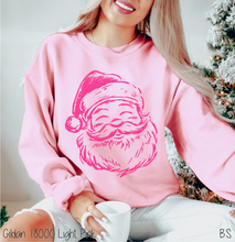 Load image into Gallery viewer, One Color Pink Hand Drawn Santa #BS8703
