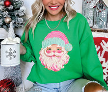 Load image into Gallery viewer, FC Pink Hand Painted Santa #BS8722
