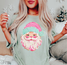 Load image into Gallery viewer, FC Pink Hand Painted Santa #BS8722
