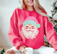 Load image into Gallery viewer, FC Pink Hand Painted Santa #BS8722
